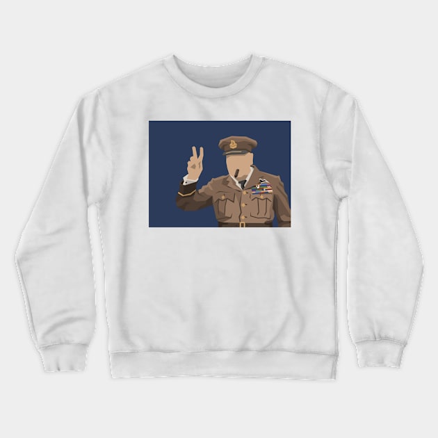 Minimalistic Winston Churchill Crewneck Sweatshirt by UGOL